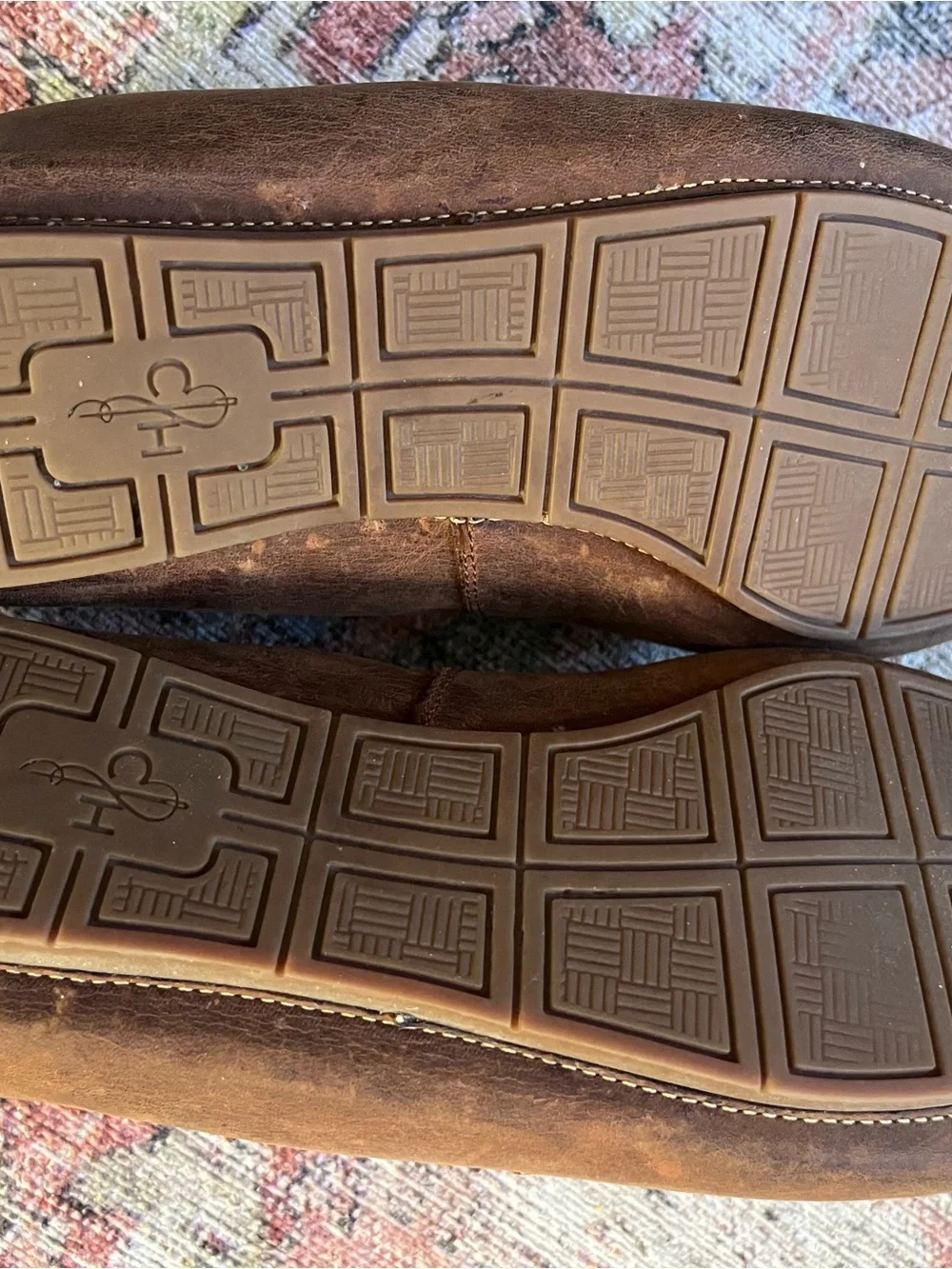 Cole Haan Men's Brown Leather Slip-On Loafers - Chestnut